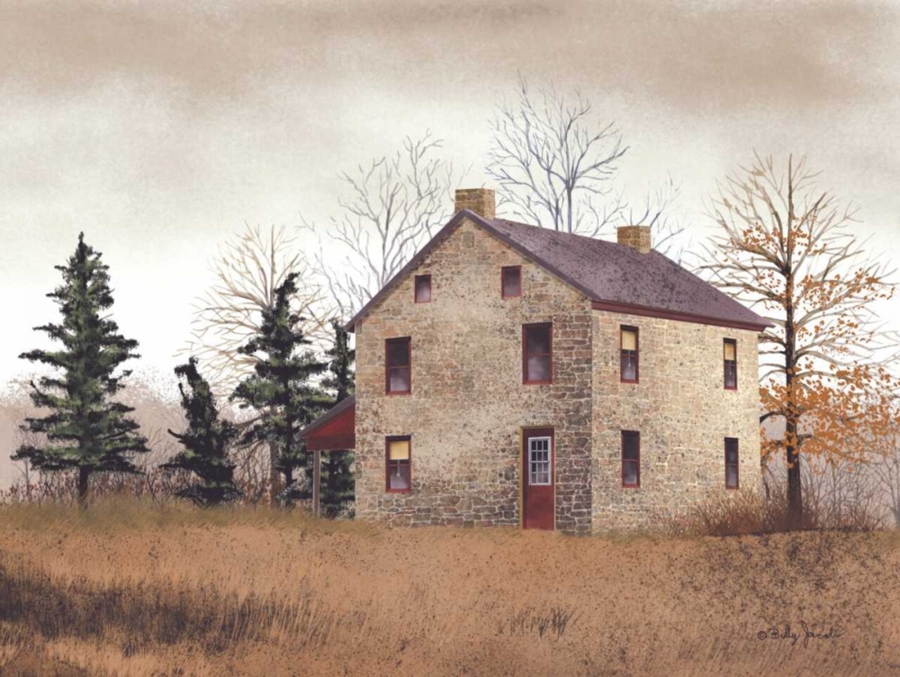Old Stone House Poster Print by Billy Jacobs - Item # VARPDXBJ227